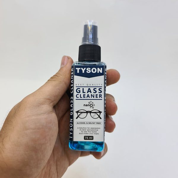 عکس از شیشه شوی عینک نانو برند تایسون، آبی رنگ و 75 میلی لیتر مدل 991991