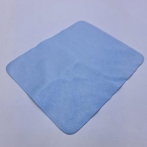 عکس از دستمال عینک نانو طرح دار با رنگ آبی مدل 991986