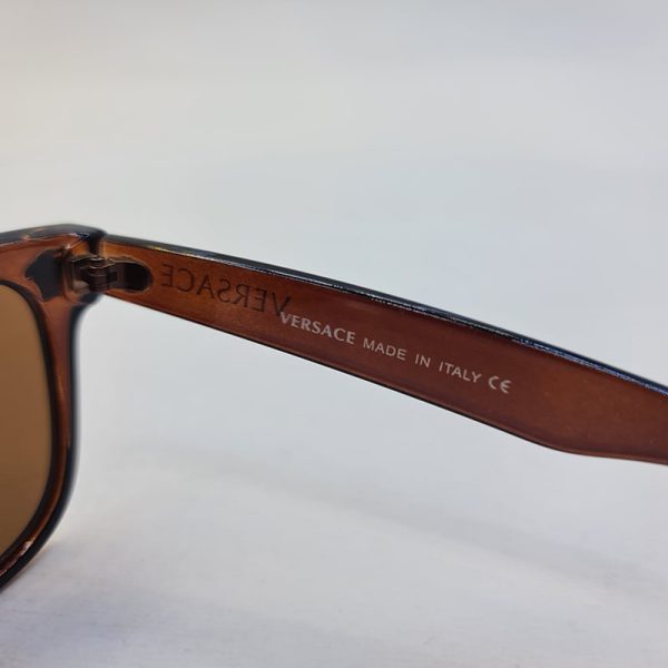 عکس از عینک آفتابی پلاریزه ویفرر و قهوه ای ورساچه با لنز قهوه ای مدل pz668