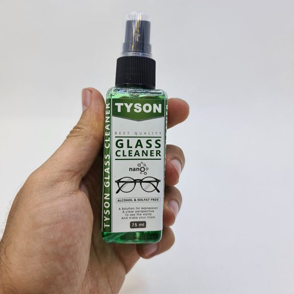 عکس از شیشه شوی عینک نانو برند تایسون، سبز رنگ و 75 میلی لیتر مدل 991990