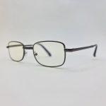 عکس از عینک مطالعه تاشو آنتی رفلکس با نمره +0.75 نزدیک بین به همراه کیف مدل PD62