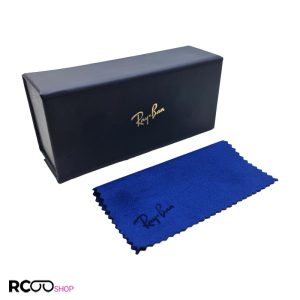عکس از قاب عینک برند ری بن Ray-Ban مگنتی، مستطیلی و مشکی رنگ مدل 992039