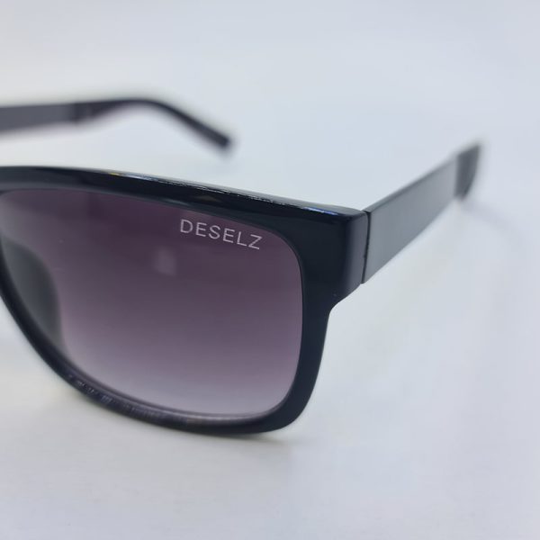 عکس از عینک دودی دیزلز با فریم مشکی براق و لنز دودی هایلایت مدل 98016