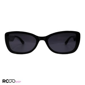 عکس از عینک آفتابی زنانه مستطیلی شکل با فریم مشکی رنگ و لنز دودی دولچه گابانا مدل ds22738