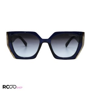 عکس از عینک دودی زنانه با فریم رنگ سرمه‌ای و لنز سایه روشن برند valentino مدل 9794