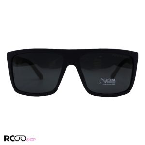 عکس از عینک آفتابی پلاریزه پورشه دیزاین با فریم مربعی، سرمه ای و لنز دودی مدل p920