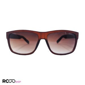 عکس از عینک آفتابی دیزل با فریم قهوه ای مات و لنز قهوه ای سایه روشن مدل 98016