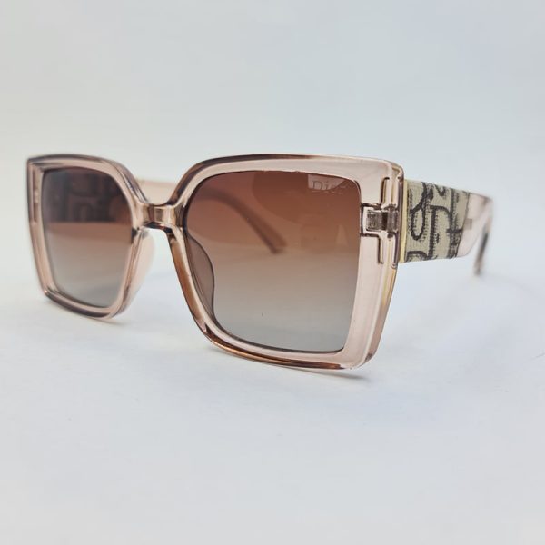 Brown square frame and brown uv protection polorized lens dior sunglasses model p1820 gu 2