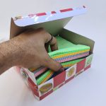 عکس از بسته 100 عددی دستمال عینک پارچه ای مدل میوه ای 992073