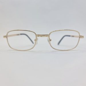 عکس از عینک مطالعه تاشو طلایی به همراه کیف مشکی و دستمال مدل A01