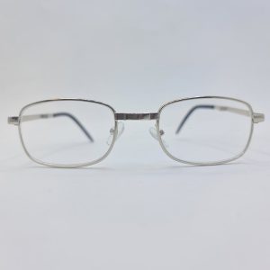 عکس از عینک مطالعه تاشو نقره ای به همراه کیف مشکی و دستمال مدل A01