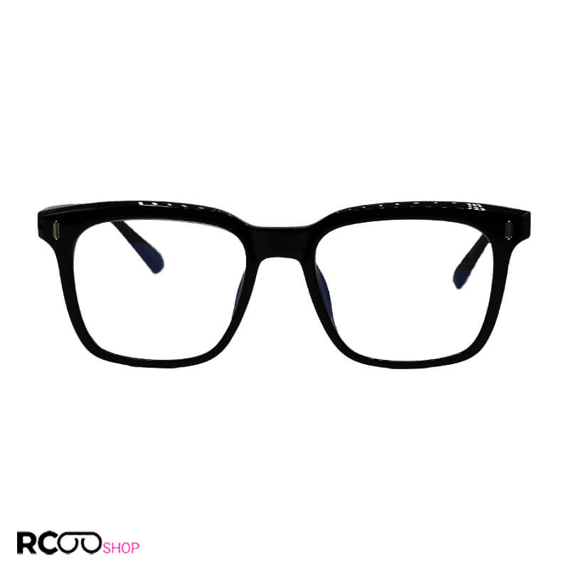 عکس از عینک بلوکات با فریم مشکی رنگ، کائوچو و مربعی برند موسکات مدل tr86012