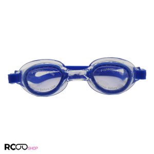 عکس از عینک شنا با فریم و بند آبی، سیلیکونی، uv و anti-fog مدل 2176