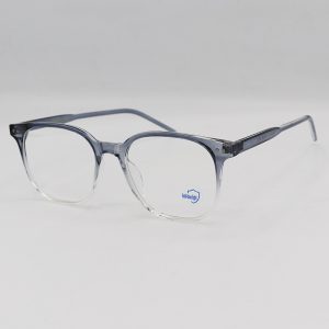 عکس از عینک بلوکات با فریم طوسی دو رنگ، کائوچو و مربعی برند Moscot مدل TR8544
