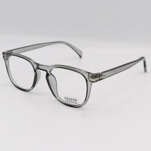 عکس از عینک بلوکات با فریم طوسی براق رنگ، کائوچو و ویفرر برند Moscot مدل 28031
