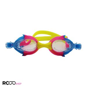 عکس از عینک شنا بچگانه با فریم و بند چند رنگ، uv و anti-fog مدل 2175