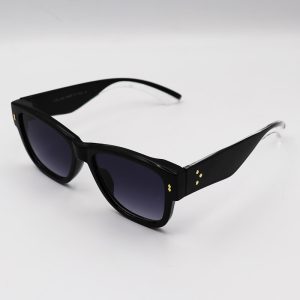 عکس از عینک آفتابی Celine با دسته دو رنگ، فریم مشکی و عدسی دودی تیره مدل ML6005