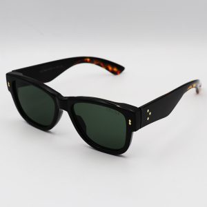 عکس از عینک آفتابی Celine با دسته دو رنگ، فریم مشکی و عدسی سبز تیره مدل ML6005