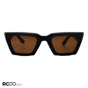 عکس از عینک آفتابی با فریم چشم گربه ای، قهوه ای رنگ و لنز قهوه ای celine مدل g677