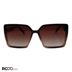عکس از عینک آفتابی زنانه chanel با فریم مربعی شکل و لنز پلاریزه و قهوه ای مدل p2248