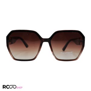 عکس از عینک آفتابی gucci با فریم قهوه ای رنگ و لنز سایه روشن پلاریزه مدل p2215