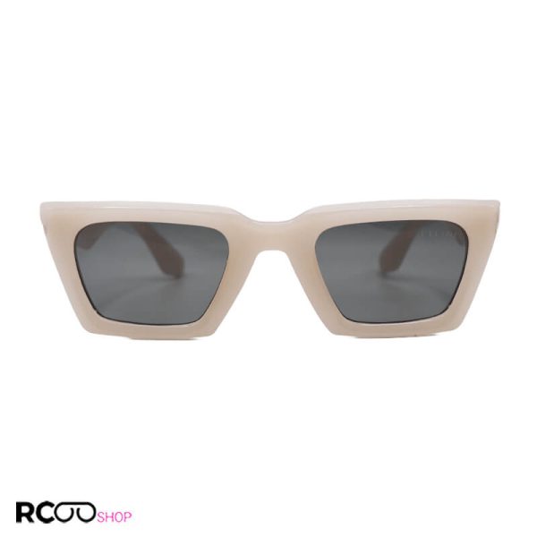 White cat eye frame and dark uv protection lens celine sunglasses model g677 wh 1