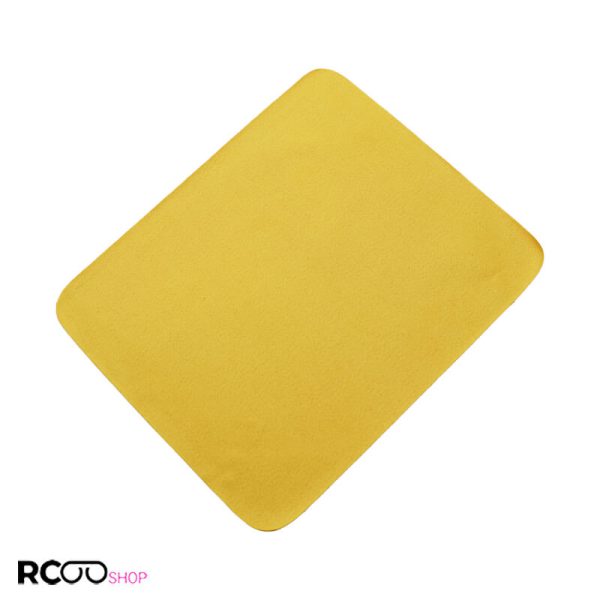 عکس از دستمال عینک میکروفایبر با رنگ زرد مدل 992306