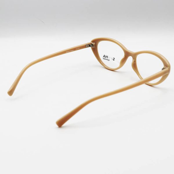 عکس از عینک طبی زنانه با فریم چشم گربه ای، جنس tr90 و نشکن برند sooha مدل 258