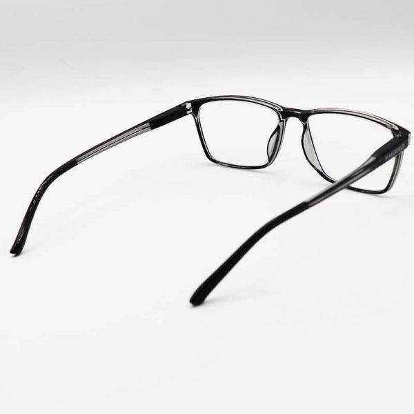 Black rectangular frame reading eyewear model h104 bl 4