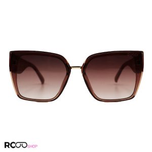 عکس از عینک آفتابی زنانه با فریم کائوچو، عسلی و لنز قهوه ای هایلایت gucci مدل 8847