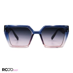 عکس از عینک آفتابی louis vuitton با فریم دو رنگ، گربه ای شکل و دسته طوسی مدل 88005