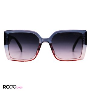 عکس از عینک آفتابی زنانه با فریم دو رنگ، مربعی شکل و لنز سایه روشن chanel مدل 6929
