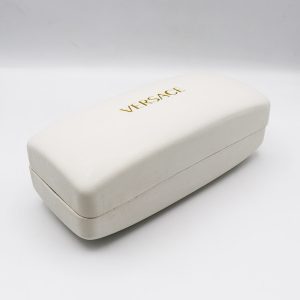 عکس از پک اورجینال عینک برند ورساچه Versace سفید رنگ و با تمام تجهیزات مدل 992452