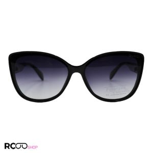 عکس از عینک آفتابی زنانه گوچی با فریم گربه ای، مشکی رنگ و عدسی پلاریزه و تیره مدل p2286