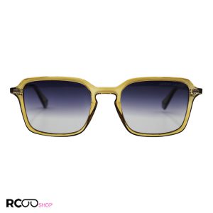 عکس از عینک آفتابی مربعی شکل giorgio armani با فریم زیتونی و لنز پلاریزه و دودی تیره مدل old1210 به همراه پک اصلی