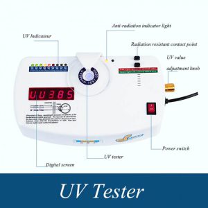 دستگاه دوکاره تست یووی UV و تست ضد تشعشع لنز عینک | تستر اشعه ماورابنفش انواع عدسی عینک