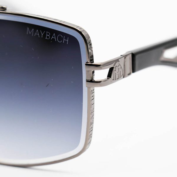 عکس از عینک آفتابی maybach با فریم نوک مدادی، خلبانی شکل و عدسی دودی سایه روشن مدل z46