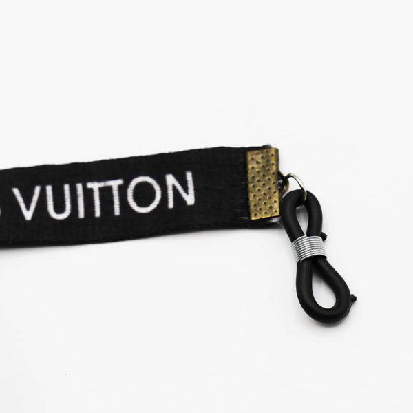 عکس از بند عینک نواری louis vuitton (لویی ویتون) با رنگ مشکی و از جنس پارچه‌ای مدل 992545