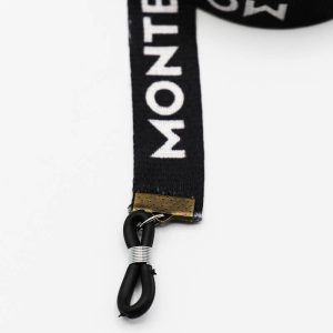عکس از بند عینک نواری مونت بلنک Montblanc با رنگ مشکی و از جنس پارچه‌ای مدل 992553