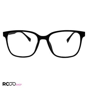 عکس از عینک بلوکات با فریم مشکی رنگ، از جنس کائوچو و مربعی شکل مدل abc3140