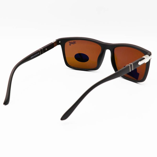 عکس از عینک آفتابی پرسل با فریم قهوه‌ای، مستطیلی شکل، لنز سنگ، قهوه ای و آنتی رفلکس مدل 2802g