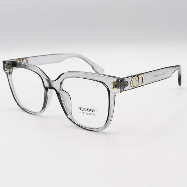 عکس از عینک بلوکات با فریم طوسی رنگ، از جنس کائوچو و شکل ویفرر مدل cd66002