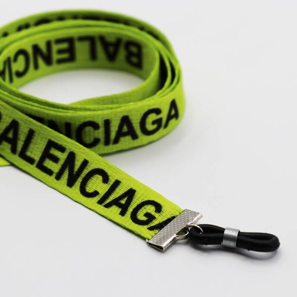 عکس از بند عینک نواری بالینسیاگا با رنگ سبز و از جنس پارچه‌ای مدل 992532