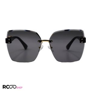 Square frameless and dark uv protection lens and blue handle chanel sunglasses model 23040 sr 1