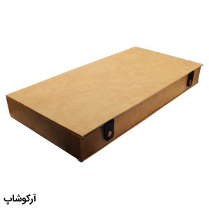 عکس از باکس و جعبه 12 تایی عینک آفتابی با رنگ قهوه ای و جنس چرم (فایل) مدل 992580