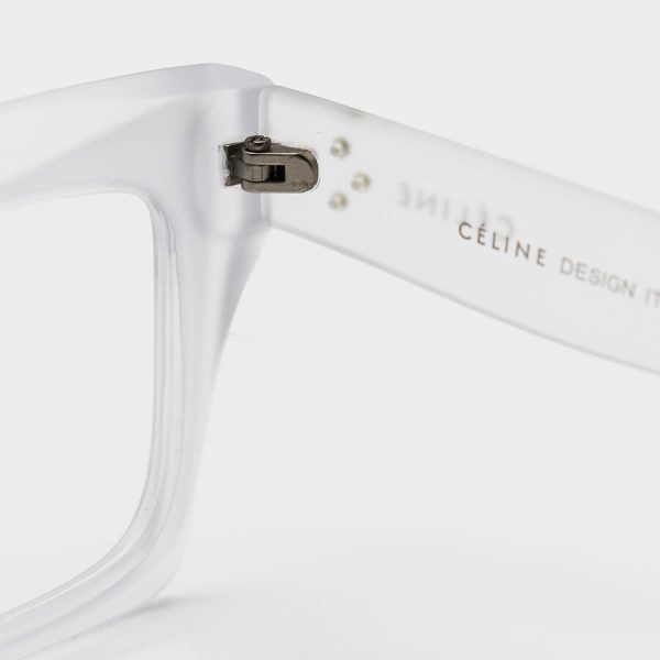 عکس از عینک celine با فریم بی رنگ، شفاف و مات و عدسی بی رنگ مدل 4s130
