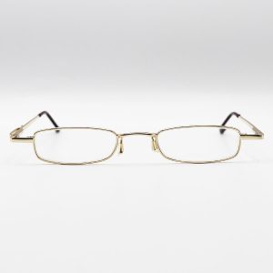 عکس از عینک مطالعه خودکاری با فریم طلایی، دسته فنری، لنز شیشه ای و قاب طلایی مدل CA1035