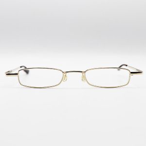 عکس از عینک مطالعه خودکاری با فریم طلایی، دسته فنری، لنز شیشه ای و قاب نقره ای مدل CA1035