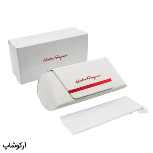 عکس از پک و کیف اورجینال عینک برند سالواتوره فراگامو salvatore ferragamo با تمام تجهیزات مدل 992660