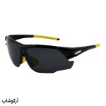 عکس از عینک ورزشی با فریم مشکی رنگ، 3 لنز قابل تعویض و تجهیزات کامل مدل 9191-C1